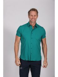 Maul Sport Koszula funkcyjna "Coesfeld II" w kolorze turkusowym rozmiar: 52. Niebieskie koszule Maul Sport, bez wzorów, z materiału, bez kołnierzyka, bez ramiączek. Za 130.99 zł.