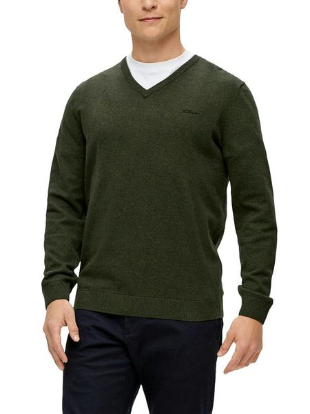 S.Oliver Sweter w kolorze khaki rozmiar: 3XL. Brązowe swetry nierozpinane S.Oliver, s, bez wzorów, z bawełny, bez kołnierzyka, bez ramiączek. Za 104.95 zł.