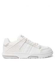 Tommy Jeans Sneakersy EM0EM01460 Biały. Białe buty sportowe casual Tommy Jeans, bez wzorów, z jeansu, bez zapięcia. Za 399.99 zł.