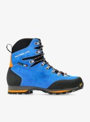 Buty trekkingowe męskie Zamberlan Baltoro Lite GTX. Niebieskie buty turystyczne Zamberlan, bez wzorów, z gore-texu, bez zapięcia, trekkingowe, gore-tex. Za 923.99 zł.