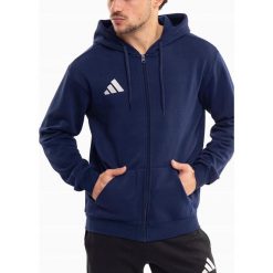 Bluza Męska adidas Entrada 26 z Kapturem Rozsuwana Sportowa Bawełniana XXL. Niebieskie bluzy z kapturem Adidas, m, bez wzorów, z bawełny, z kapturem. Za 147.00 zł.