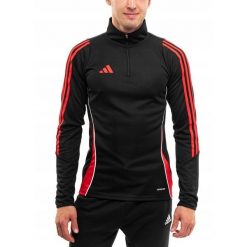 Bluza Męska adidas Tiro 24 Rozpinana 1/4 Sportowa Treningowa roz. M. Czarne bluzy z kapturem Adidas, m, bez wzorów, z kapturem. Za 183.00 zł.