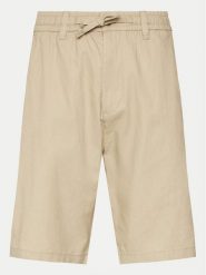 S.Oliver Szorty materiałowe 2143831 Beżowy Relaxed Fit. Brązowe szorty S.Oliver, m, bez wzorów, z bawełny. Za 159.99 zł.