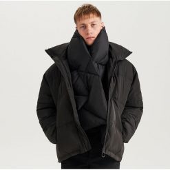 Pikowana kurtka ReDesign - Czarny. Kurtki marki B'TWIN. Za 299.99 zł.