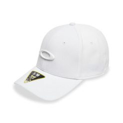 Czapka z daszkiem Oakley Tincan. Białe czapki z daszkiem Oakley, bez wzorów. Za 152.50 zł.