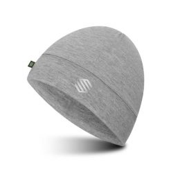 Czapka do biegania Fitness Siroko Helios Melange Gray. Szare czapki zimowe SIROKO, bez wzorów, z tkaniny. Za 127.00 zł.