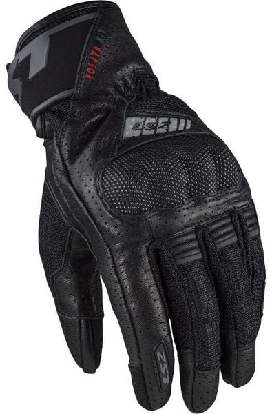 Rękawiczki motocyklowe męskie LS2 Air Raptor czarne S. Czarne rękawiczki L2S, na lato, bez wzorów, z materiału. Za 473.95 zł.