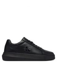 Calvin Klein Sneakersy Chunky Cupsole Mono Lth YM0YM01317 Czarny. Czarne buty sportowe casual CALVIN KLEIN, bez wzorów, ze skóry, bez zapięcia. Za 529.99 zł.