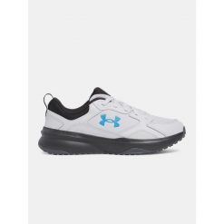 Buty treningowe męskie Under Armour Charged Edge. Szare buty treningowe Under Armour, bez wzorów, na fitness i siłownię. Za 219.99 zł.