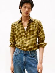Tommy Hilfiger koszula casual Mężczyźni Regular Fit Bawełna żółty|czarny, L. Czarne koszule Tommy Hilfiger, l, z aplikacjami, z bawełny, bez kołnierzyka, bez ramiączek. Za 279.95 zł.
