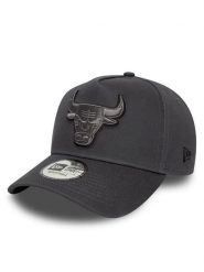 New Era Czapka z daszkiem Chicago Bulls NBA Tonal Outline 9FORTY 60667449 Szary. Szare czapki z daszkiem New Era, bez wzorów, z bawełny. Za 129.99 zł.