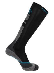 SALOMON Skarpety narciarskie "MTN" w kolorze czarnym rozmiar: 45-47. Czarne skarpety Salomon, bez wzorów, prążkowane. Za 60.88 zł.