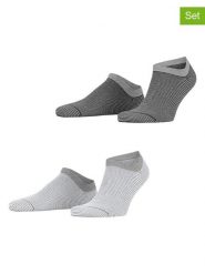 ESPRIT Skarpety (2 pary) "Allover Stripe" w kolorze szarym rozmiar: 43-46. Szare skarpety Esprit, bez wzorów. Za 46.19 zł.
