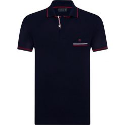 Koszulka polo "Molded" w kolorze granatowym. Koszulki polo sportowe marki Sir Raymond Taylor. W wyprzedaży za 150.95 zł.