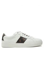 Guess Sneakersy Todi FMTTOI ELL12 Biały. Białe buty sportowe casual Guess, z aplikacjami, ze skóry, bez zapięcia. Za 209.99 zł.