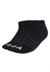 Niskie skarpety adidas Thin&light (x3). Czarne skarpety Adidas, bez wzorów, z bawełny. Za 42.99 zł.