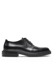 Calvin Klein Półbuty Postman Derby HM0HM01837 Czarny. Czarne eleganckie półbuty CALVIN KLEIN, bez wzorów, ze skóry, bez obcasa, bez zapięcia. Za 629.99 zł.