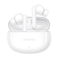 Słuchawki dokanałowe TWS UGREEN WS205 HiTune Hybrid ANC (białe). Białe słuchawki bezprzewodowe UGREEN. Za 150.00 zł.