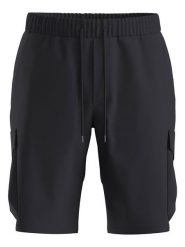 Hugo Boss Bojówki w kolorze czarnym rozmiar: 48. Czarne joggery i bojówki HUGO BOSS, bez wzorów. Za 339.99 zł.