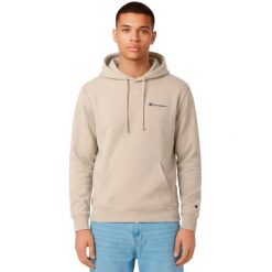 Bluza męska CHAMPION Hooded Sweatshirt. Brązowe bluzy z kapturem Champion, m, bez wzorów, z materiału, z kapturem. Za 190.99 zł.