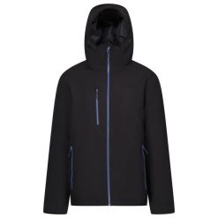 Męska Wodoodporna Kurtka Ocieplana Navigate. Czarne kurtki Regatta, m, bez wzorów, z materiału, z kapturem. Za 435.99 zł.