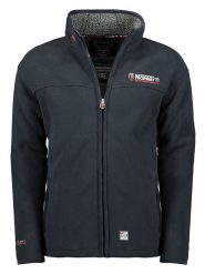 Geographical Norway Kurtka polarowa w kolorze granatowym rozmiar: onesize. Niebieskie kurtki Geographical Norway, bez wzorów, z polaru, bez kaptura. Za 131.12 zł.