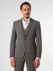 Finshley & Harding London marynarka od garnituru modułowego Mężczyźni Slim Fit Sztuczne włókno szary, 102. Szare garnitury Finshley & Harding London, m, bez wzorów, z włókna, eleganckie. Za 999.95 zł.