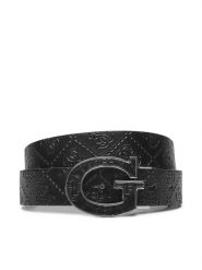 Guess Pasek Męski BMGGDB P4435 Czarny. Czarne paski Guess, z aplikacjami, ze skóry. Za 199.99 zł.