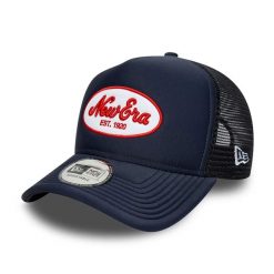 Czapka Trucker New Era Oval Foam Patch. Niebieskie czapki z daszkiem New Era, bez wzorów. Za 226.50 zł.