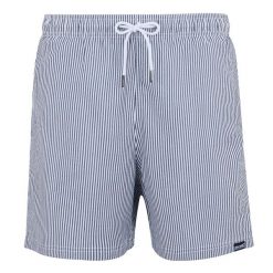 Męskie Spodenki Kąpielowe Loras Stripe Seersucker. Niebieskie kąpielówki Regatta, m, bez wzorów. Za 117.99 zł.