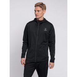 Kurtka Hummel zip Aston. Czarne kurtki Hummel, m, bez wzorów, bez kaptura. W wyprzedaży za 224.85 zł.