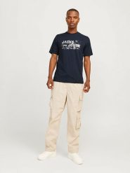 Jack & Jones Koszulka w kolorze granatowym rozmiar: M. Niebieskie bezrękawniki Jack & Jones, m, bez wzorów, z bawełny, bez kołnierzyka, bez ramiączek. Za 37.38 zł.