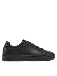 Calvin Klein Sneakersy Low Top Lace Up Woven HM0HM01767 Czarny. Czarne buty sportowe casual CALVIN KLEIN, bez wzorów, ze skóry, bez zapięcia. Za 319.99 zł.