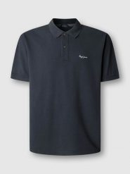 Pepe Jeans Koszulka polo "Oscar" w kolorze granatowym rozmiar: XXL. Niebieskie koszulki polo Pepe Jeans, xxl, bez wzorów, z bawełny, bez kołnierzyka, bez ramiączek. Za 126.99 zł.