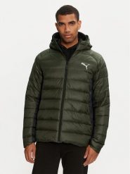 Puma Kurtka puchowa PackLITE 849355 Zielony Slim Fit. Zielone kurtki Puma, m, bez wzorów, z puchu, bez kaptura. Za 369.99 zł.