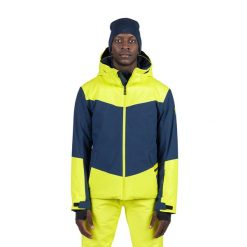 Kurtka narciarska męska Rossignol Wispile. Żółte kurtki narciarskie i snowboardowe Rossignol, m, bez wzorów, narciarskie. W wyprzedaży za 1,267.50 zł.