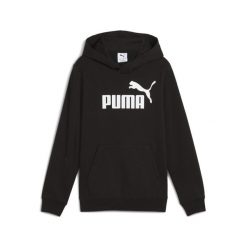 Młodzieżowa bluza z kapturem ESS z logo No. 1 PUMA Black. Biała bluzy z kapturem Puma, m, bez wzorów, z dżerseju, z kapturem. Za 203.51 zł.