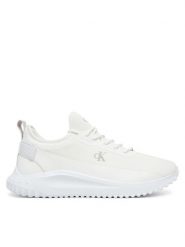 Calvin Klein Jeans Sneakersy Eva Runner Tech Ripstop YM0YM01203 Biały. Białe buty sportowe casual Calvin Klein Jeans, bez wzorów, z jeansu, bez zapięcia. Za 339.99 zł.