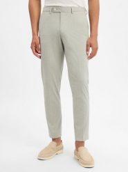 Finshley & Harding London spodnie garniturowe - Hoxdon Mężczyźni Slim Fit Sztuczne włókno szary, 50. Szare garnitury Finshley & Harding London, m, bez wzorów, z włókna. Za 139.95 zł.