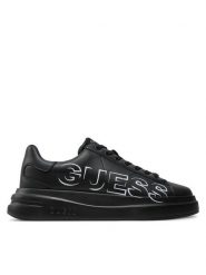 Guess Sneakersy FMPELB FAB12 Czarny. Czarne buty sportowe casual Guess, z aplikacjami, ze skóry, bez zapięcia. Za 379.99 zł.