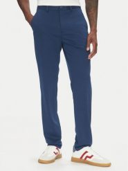 Lindbergh Chinosy 30-006052 Niebieski Slim Fit. Niebieskie eleganckie spodnie Lindbergh, l, z syntetyku. Za 259.99 zł.