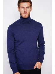 C& Jo Golf w kolorze granatowym rozmiar: 50. Niebieskie golfy C& Jo, bez wzorów, ze splotem, bez ramiączek. Za 152.99 zł.