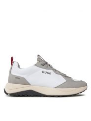 Hugo Sneakersy Kane 50504379 10253138 01 Biały. Białe buty sportowe casual Hugo, bez wzorów, ze skóry, bez zapięcia. Za 539.99 zł.