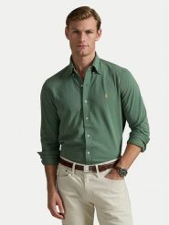Polo Ralph Lauren Koszula 710654408144 Zielony Regular Fit. Zielone koszule Polo Ralph Lauren, m, bez wzorów, z bawełny, bez kołnierzyka, bez ramiączek. Za 619.99 zł.