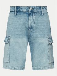 S.Oliver Szorty jeansowe 2144355 Niebieski Relaxed Fit. Niebieskie szorty S.Oliver, m, bez wzorów, z bawełny. Za 169.99 zł.