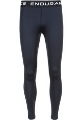 Legginsy Endurance Power. Czarne legginsy długie sportowe Endurance, m, bez wzorów, z elastanu, do biegania. Za 147.00 zł.