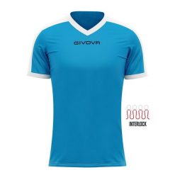 Koszulka piłkarska dla dorosłych Givova Revolution Interlock. Białe t-shirty sportowe Givova, bez wzorów, bez ramiączek, do biegania. Za 32.50 zł.