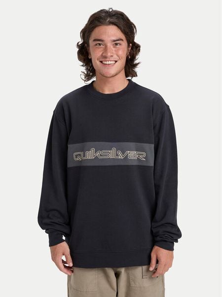 Quiksilver Bluza Cb EQYFT05152 Szary Comfort Fit. Szare bluzy Quiksilver, l, bez wzorów, z bawełny, bez kaptura. Za 319.99 zł.