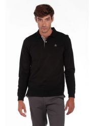 The Time of Bocha Koszulka polo w kolorze czarnym rozmiar: L. Czarne koszulki polo The Time of Bocha, l, bez wzorów, z bawełny, bez kołnierzyka, bez ramiączek. Za 104.99 zł.