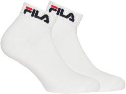 Skarpetki Fila 2-pak Najwyższej Jakości Białe 39-42. Białe skarpety 661, bez wzorów, z bawełny. Za 122.99 zł.